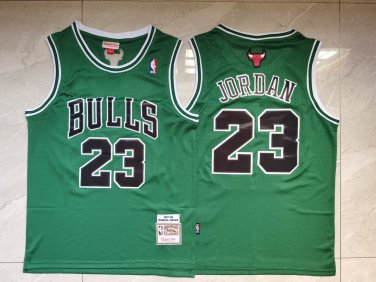 Michael Jordan #23 Chicago Bulls Green