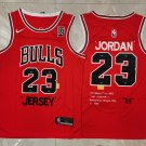 Michael Jordan #23 Chicago Bulls Red White