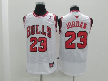 Michael Jordan #23 Chicago Bulls White