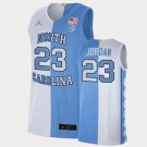 Michael Jordan #23 North Carolina Tar Heels Blue White Split