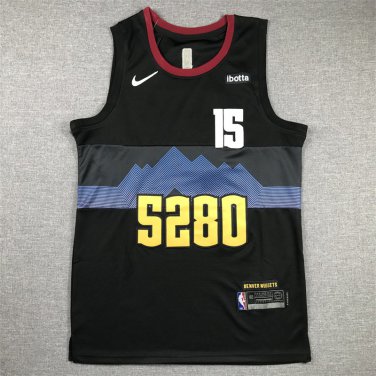 Nikola Jokic #15 Denver Nuggets Black