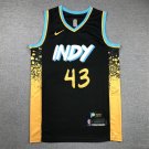 Pascal Siakam #43 Indiana Pacers Black City Edition