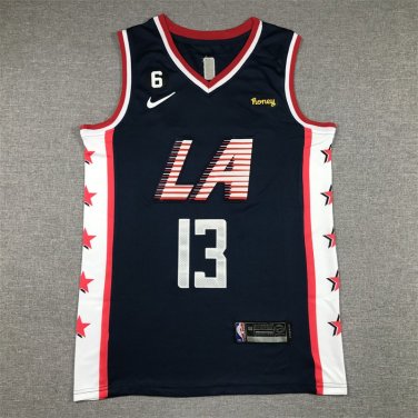 Paul George #13 Los Angeles Clippers Dark Blue