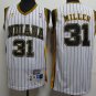 Reggie Miller #31 Indiana Pacers White Pinstripe