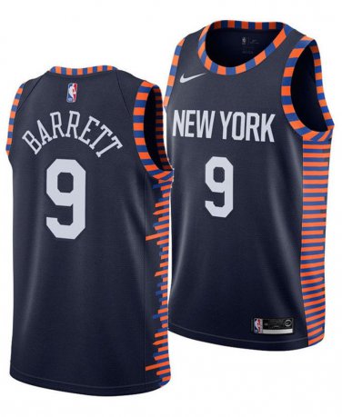 RJ BARRETT KNICKS STRIPED SWINGMAN CITY EDITION