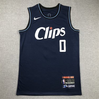 Russell Westbrook #0 LA Clippers Navy