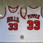 Scottie Pippen #33 Chicago Bulls White