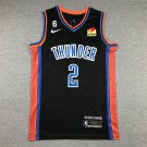 Shai Gilgeous-Alexander #2 Oklahoma City Thunder Black