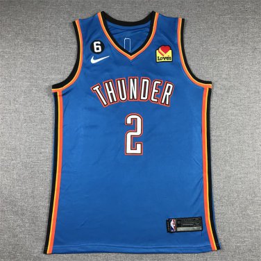 Shai Gilgeous-Alexander #2 Oklahoma City Thunder Blue