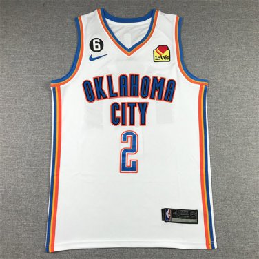 Shai Gilgeous-Alexander #2 Oklahoma City Thunder White