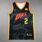 Shai Gilgeous-Alexander #2 Oklahoma City Thunders Black