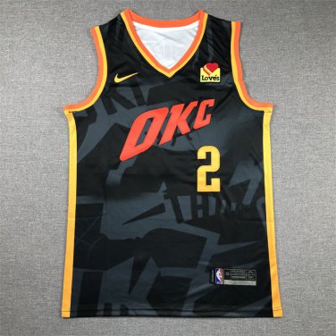 Shai Gilgeous-Alexander #2 Oklahoma City Thunders Black