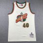 Shawn Kemp #40 Seattle SuperSonics Cream