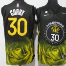 Stephen Curry #30 Golden State Warriors Gold Black