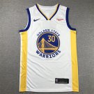 Stephen Curry #30 Golden State Warriors White