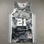 Tim Duncan #21 San Antonio Spurs Silver