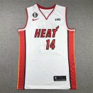 Tyler Herro #14 Miami Heat White