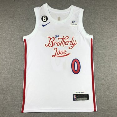Tyrese Maxey #0 Philadelphia 76ers White