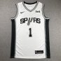 Victor Wembanyama #1 San Antonio Spurs White