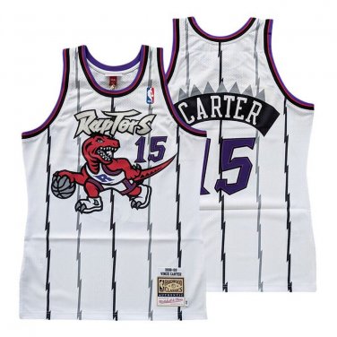 VINCE CARTER WHITE THROWBACK RAPTOR