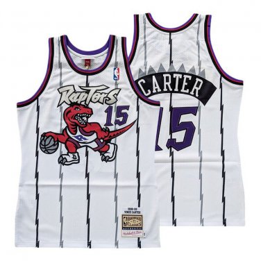 VINCE CARTER WHITE THROWBACK RAPTOR