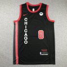 Zach Lavine #8 Chicago Bulls Black