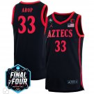 Aguek Arop  #33 San Diego State Aztecs B1G Final Four Patch   Black