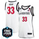 Aguek Arop  #33 San Diego State Aztecs B1G Final Four Patch   White
