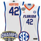 Al Horford  #42 Florida Gators 2025 SEC Tournament Champions Patch  White