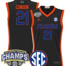 Alex Condon  #21 Florida Gators 2025 SEC Tournament Champions Patch  Black