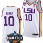 Angel Reese  #10 LSU Tigers Final Four Patch College   White