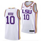 Angel Reese  #10 LSU Tigers SEC Patch College   - White