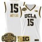 Ann Meyers  #15 UCLA Bruins 2025 Champions Patch College   White Gold