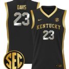 Anthony Davis  #23 Kentucky Wildcats SEC Patch College  All  Black Gold