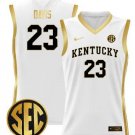 Anthony Davis  Kentucky #23 Wildcats SEC Patch College  All  White Gold