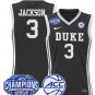 Ashlon Jackson  #3 Duke Blue Devils 2025 ACC Champions Patch  All  Black