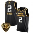Ashlyn Watkins  #2 South Carolina Gamecocks Final Four Patch   Black Gold