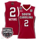 Ashlyn Watkins  #2 South Carolina Gamecocks National Champions   - Crimson
