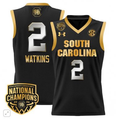 Ashlyn Watkins  #2 South Carolina Gamecocks National Champions  - Black Gold