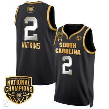 Ashlyn Watkins  #2 South Carolina Gamecocks National Champions  Black Gold