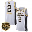 Ashlyn Watkins  #2 South Carolina Gamecocks National Champions  White Gold