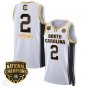 Ashlyn Watkins  #2 South Carolina Gamecocks National Champions  White Gold
