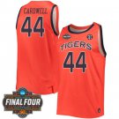 Auburn Tigers Final Four Vapor Patch   Orange Dylan Cardwell  #44
