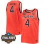 Auburn Tigers Final Four Vapor Patch   Orange Johni Broome  #4