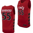 Aziz Bandaogo  #55 Cincinnati Bearcats 70s XII Patch   - Crimson