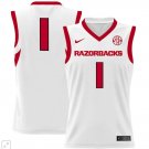 Blank Name  #1 Arkansas Razorbacks SEC Patch College   White