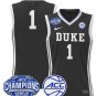 Blank Name  #1 Duke Blue Devils 2025 ACC Champions Patch  All  Black