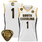 Blank Name  #1 South Carolina Gamecocks Final Four Patch  All  White Gold