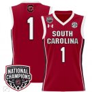 Blank Name  #1 South Carolina Gamecocks National Champions   - Crimson