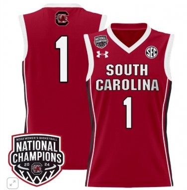 Blank Name  #1 South Carolina Gamecocks National Champions   - Crimson
